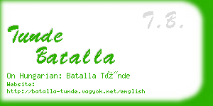 tunde batalla business card